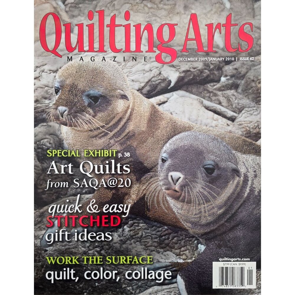 Quilting Arts Magazine December 2009 January 2010 Quick And Easy Stitch Gift Ide
